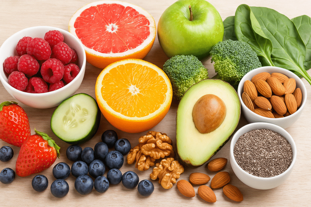 food for skin brightening