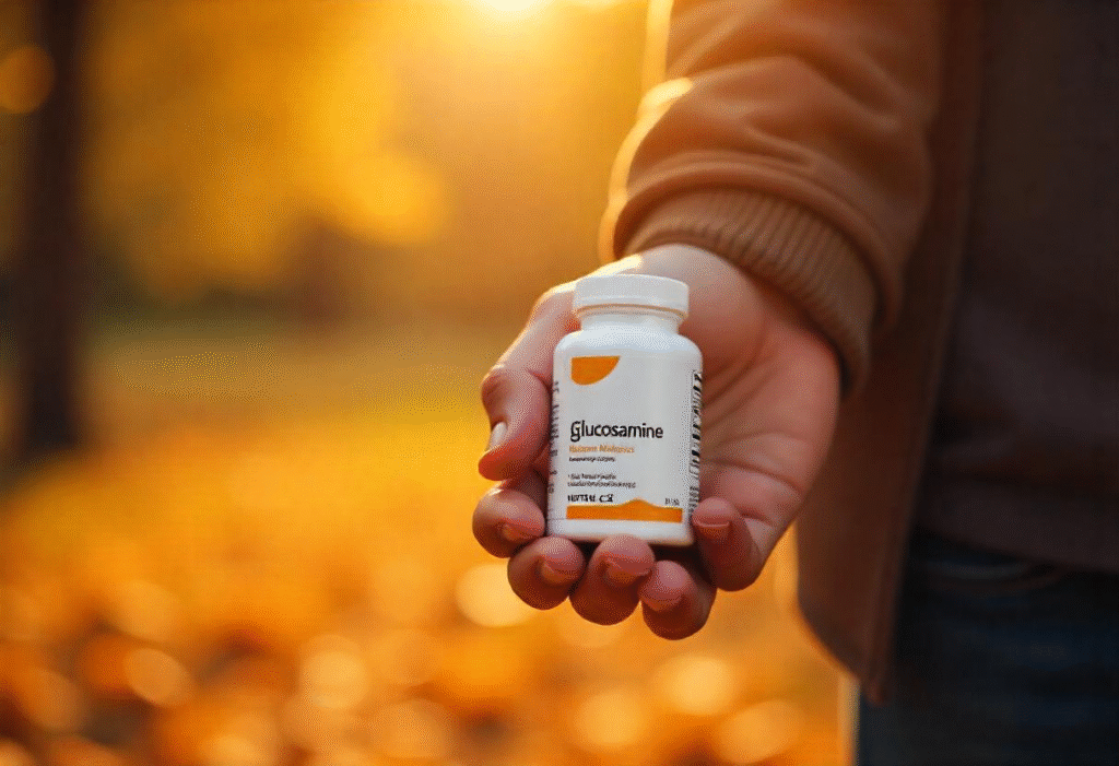 Glucosamax bottle promoting joint health and mobility support