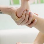 massage for growing pains therapy session for child