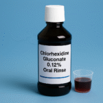 chlorhexidine gluconate 0.12 oral rinse used in dental hygiene